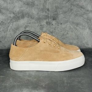 Vince Tan Suede Sneakers